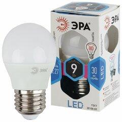 фото LED P45-9W-840-E27 ЭРА (диод, шар, 9Вт, нейтр, E27) (10/100/3600) (Б0029044)