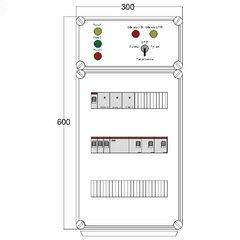 фото Щит управления электрообогревом DEVIBOX HR 3x4400 3хD330 (в комплекте с терморегулятором и датчиком температуры) (DBR165)