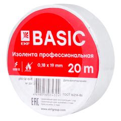 фото Изолента класс А (профессиональная) 0.18х19мм 20м белая Simple (plc-iz-a-w)