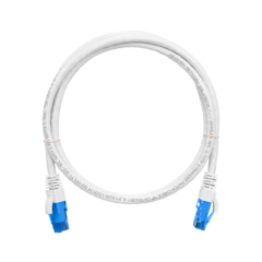 фото Патч-корд U/UTP 4 пары Cat 6 2хRJ45/8P8C T568B 7х0205мм LSZH белый 3м (NMC-PC4UE55B-030-C-WT)