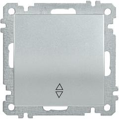 фото ВС10-1-2-Б Выключатель одноклавишный проходной 10А BOLERO серебрянный IEK (EVB12-K23-10)