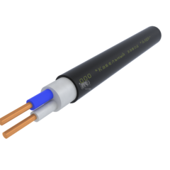 фото Кабель силовой ППГнг(А)-HF 2х10ок(N)-0.66 однопроволочный черный (барабан)