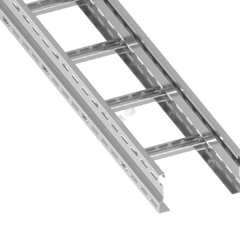 фото Лоток лестничный LHT 200х100 L=6м S=1,5мм гор.оцинк. (LHT.2010.6015.HDZ)