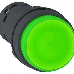 фото Кнопка 22мм 24В зеленая с подсветкой (XB7NW33B1)