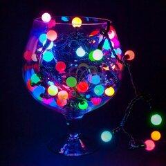 фото Гирлянда профессиональная LED - шарики мультиколор d17.5м 10м (303-509-6)