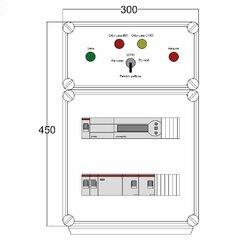 фото Щит управления электрообогревом DEVIbox HS 2x3400 D850 (в комплекте с терморегулятором) (DBS026)