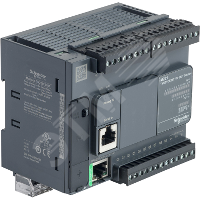 фото Блок базовый компактный M221-24IO Транзисторный источник Ethernet (TM221CE24T)