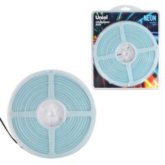 фото Гибкая светодиодная лента NEON ULS-N01-2835-120LED/m-6mm-IP67-DC12V-9W/m-5M-LIGHTBLUE  катушка 5м в блистере голубой свет (UL-00009091)