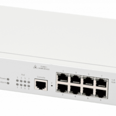 фото Коммутатор управляемый L2 PoE+ 8 портов 10/100/1000 Мб/с, 2хSFP, 220V AC (MES2408PL)