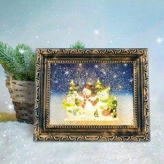 фото Декоративный домашний светильник Картина с эффектом снегопада NEON-NIGHT (501-163)