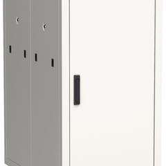 фото Шкаф сетевой 19дюйм LINEA N 24U 600х1000 мм металлическая передняя дверь серый (LN35-24U61-M)