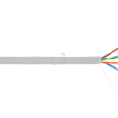 фото Кабель U/UTP 4 пары Кат.5e одножильный медный внутренний PVC серый 100м (EC-UU004-5E-PVC-GY-1)