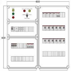 фото Щит управления электрообогревом DEVIbox HS 12x1700 D316 (в комплекте с терморегулятором и датчиком температуры) (DBS080)