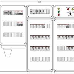 фото Щит управления электрообогревом DEVIbox HS 21x1700 D330 (в комплекте с терморегулятором и датчиком температуры) (DBS119)