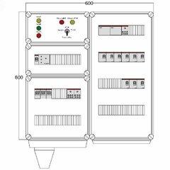 фото Щит управления электрообогревом DEVIBOX HR 9x4400 D316 (в комплекте с терморегулятором и датчиком температуры) (DBR103)