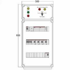 фото Щит управления электрообогревом DEVIbox HS 5x2700 D316 (в комплекте с терморегулятором и датчиком температуры) (DBS089)