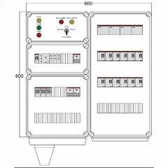 фото Щит управления электрообогревом DEVIbox HS 12x3400 D316 (в комплекте с терморегулятором и датчиком температуры) (DBS104)