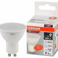 фото Лампа светодиодная LED 10 Вт GU10 6500К 800Лм спот 220 В (замена 75Вт) OSRAM (4058075581869)