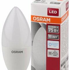 фото Лампа светодиодная LED 7,5Вт Е14 6500К  806лм свеча 230V FR В (замена 75Вт) OSRAM LS (4058075467873)