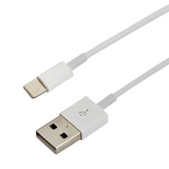фото Кабель USB-Lightning для iPhone, PVC, 1mУстройство зарядное, ОРИГИНАЛ (чип MFI) (etm18-0000)