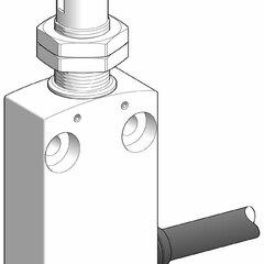 фото Выключатель концевой 1НО1НЗ с кабелем 1м (XCMN21F2L1)