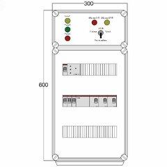 фото Щит управления электрообогревом DEVIbox HS 3x3400 D316 (в комплекте с терморегулятором и датчиком температуры) (DBS099)