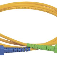 фото Шнур оптический коммутационный переходной (патч-корд) для одномодового кабеля (SM) 9/125 (OS2) SC/UPC-SC/APC одинарного исполнения (Simplex) LSZH 2м (FPC09-SCU-SCA-C1L-2M)