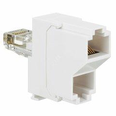 фото Mosaic Разветвитель 2XRJ45 TEL/TEL