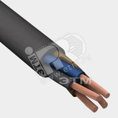 фото Кабель силовой КГтп-ХЛ 3х4+1х2.5 ТРТС