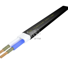 фото Кабель силовой ВВГ-П нг(А)-FRLSLTx 2х1.5 ок(N)-0.66 черный бухта
