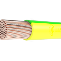 фото Провод силовой ПуГВнг(A)-LS 1х1,5 зелено-желтый ТРТС
