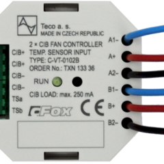 фото Компактный драйвер для inVENTer C-VT-0102B, CIB, 2x. Драйвер вентилятора для inVENTer (±15V DC), 1x AI для датчика температуры (TXN 133 36)