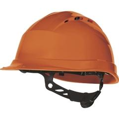 фото Каска защитная QUARTZ UP IV оранжевого цвета с храповым механизмом с вентиляцией (QUARUP4OR)