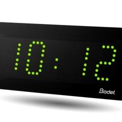 фото Часы цифровые STYLE II 5 (часы/минуты), высота цифр 5 см, зеленый цвет, NTP-Wi-Fi, 220В (946182)