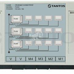 фото Дистрибьютор многоквартирного домофона этажный TS-NV для подключения 4-х мониторов (TS-NV)