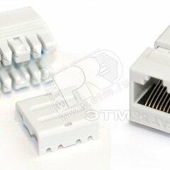 фото Вставка Keystone Jack RJ-45(8P8C) категория 5e 10 IDC заделка с помощью NE-TOOL зеленая (212408)