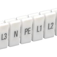 фото Маркеры для КПИ-1,5мм2 с символами ''L1, L2, L3, N, PE'' IEK (YZN11M-001-K00-A)