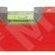 фото Уровень ''Бизон'', 3 глазка, красный корпус, магнитная полоса, ручки, шкала 800 мм (18143)