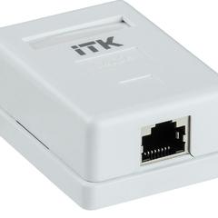 фото Настенная информационная розетка RJ45 кат. 5E FTP 1-порт (CS2-1C5EF-12)