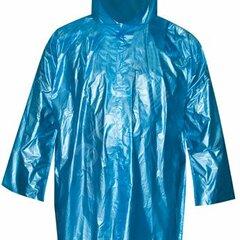 фото Плащ дождевик усиленный синий, полиэтилен, размер XXXL (12155М)