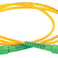 фото Шнур оптический коммутационный соединительный (патч-корд) для одномодового кабеля (SM) 9/125 (OS2) SC/APC-SC/APC одинарного исполнения (Simplex) LSZH 3м (FPC09-SCA-SCA-C1L-3M)