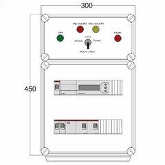 фото Щит управления электрообогревом DEVIBOX HR 2x4400 D850 (в комплекте с терморегулятором) (DBR026)