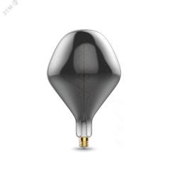 фото Лампа светодиодная LED 8 Вт 300 Лм 2400К теплая Е27 SD160 gray flexible Filament Gauss (163802008)