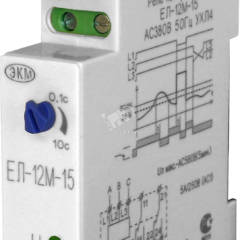 фото Реле контроля 3х-фазного напряжения ЕЛ-12М-15 АС230В УХЛ2