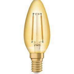 фото Лампа светодиодная филаментная LED 2,5Вт E14 2400К 220лм свеча 230V GOLD (замена 22Вт) B FIL  OSRAM Vintage 1906 (4058075293212)