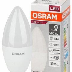 фото Лампа светодиодная LED 7 Вт E14 4000К 560Лм свеча 220 В (замена 60Вт) OSRAM (4058075578944)