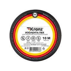 фото Изолента ПВХ KRANZ 0.13х15 мм, 10 м, черная 10шт (etmKR-09-2006)