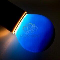 фото Лампа профессиональная накаливания декоративная ДШ цветная 10 Вт E27 для BL синяя 10 штук (401-113)