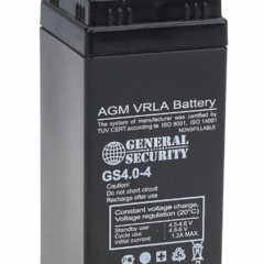 фото Аккумулятор GS 4В 4Ач (GS4-4 GENERAL SECURITY)