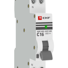 фото Выключатель автоматический дифференциальный АВДТ-63М 1п 16А 30мА С (DA63M-16-30)